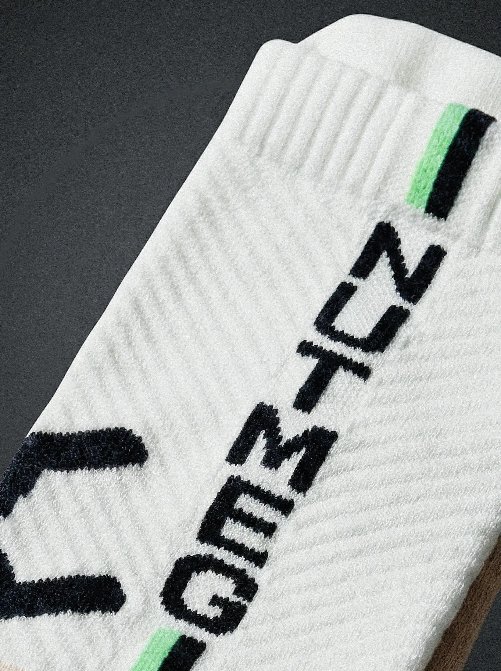 Nutmeg Master grip socks with PX logo detail