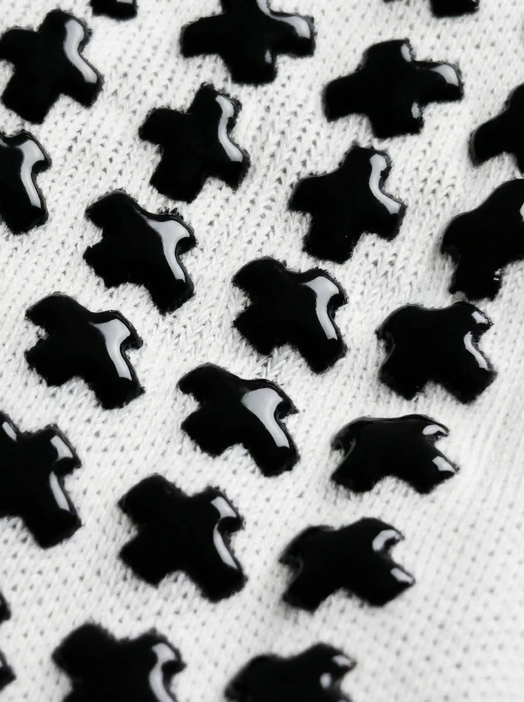 Close-up of PX GRIP 75-dot sole grip layout