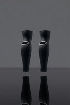 Open-calf ventilation cut on PX VENT sock sleeves