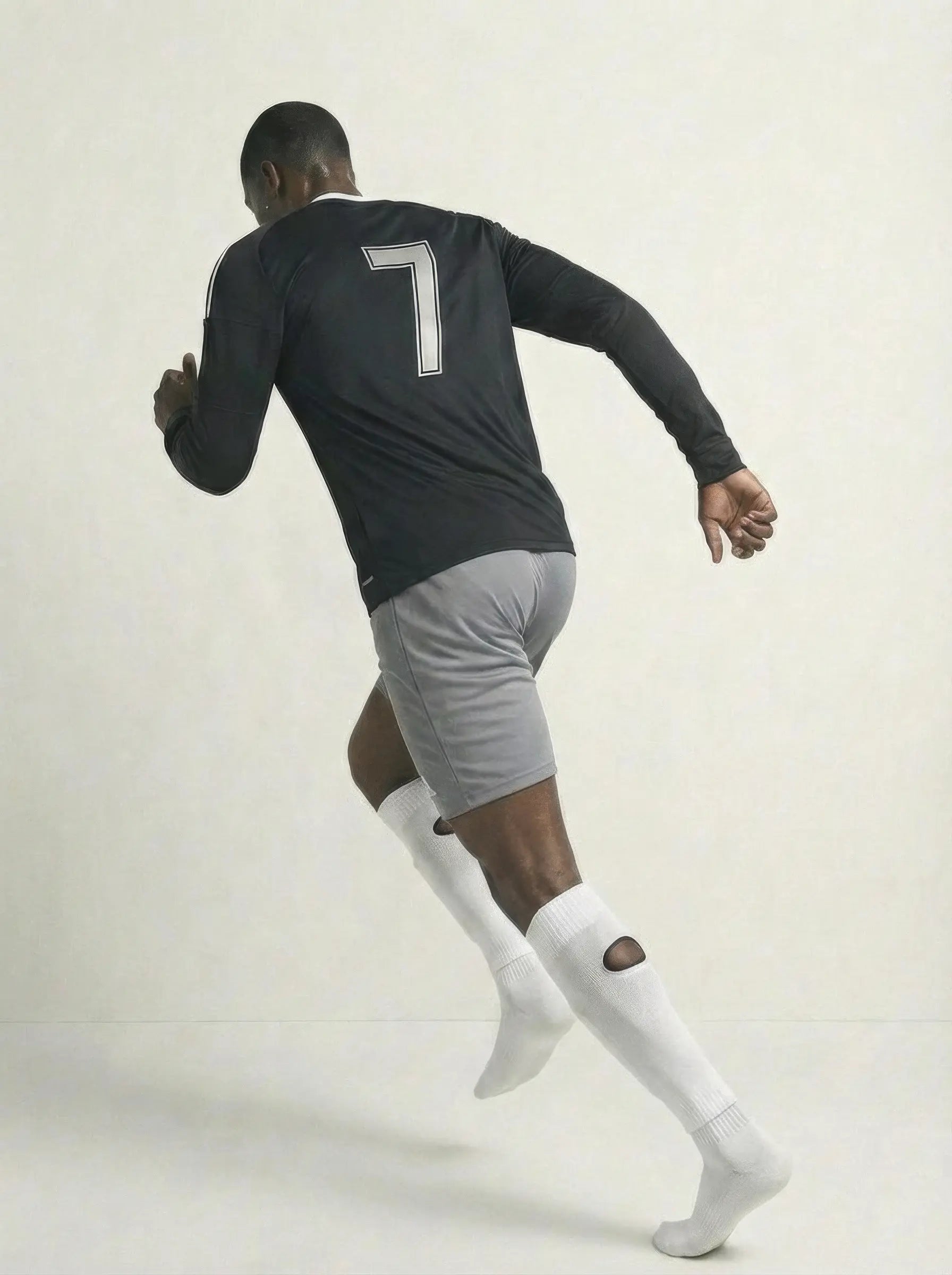 PX VENT football sock sleeves worn on model